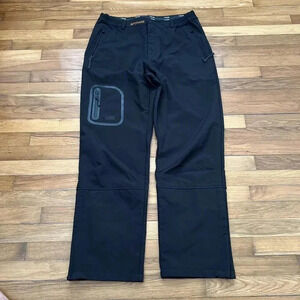 Ponant France Men's Black Tech Pants Wind Water Size XL